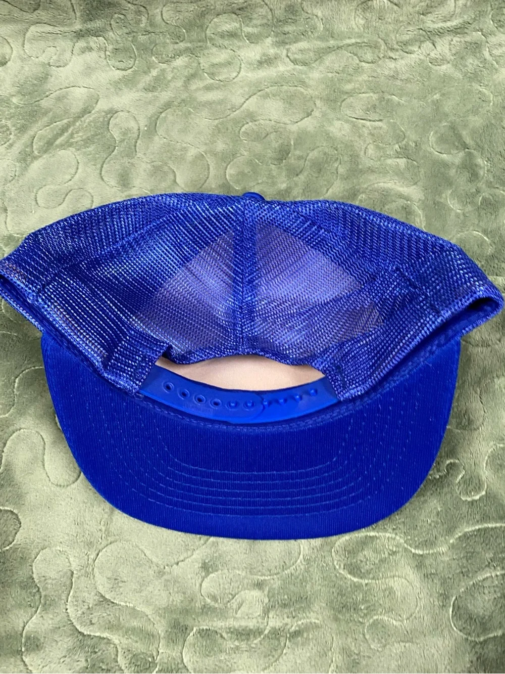 Spalding Blue and White Logo Trucker Hat